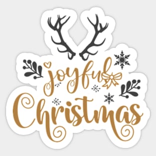 Joyful Christmas Sticker